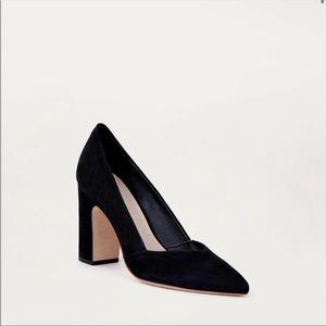 Loeffler Randall Paulina Black Suede Pumps NWT